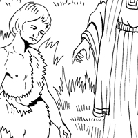 Abraham sacrifices his son