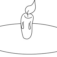 Cake coloring page