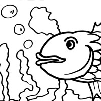 Fish coloring pages