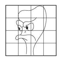 alien coloring page