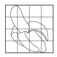 banana coloring page
