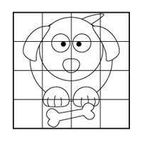 dog and Reindeer coloring page