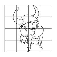 viking coloring page