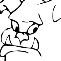 Dog coloring page