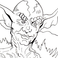 gremlin coloring page
