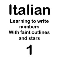 italian number un handout