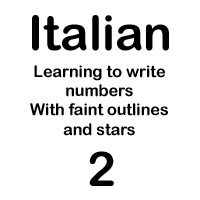 italian number deux handout