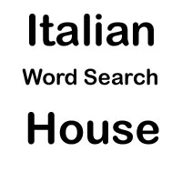 italian word search house