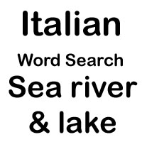 italian cross word lake
