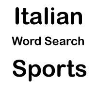 italian cross word sports