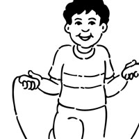 Boy coloring page