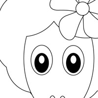Lamb coloring page