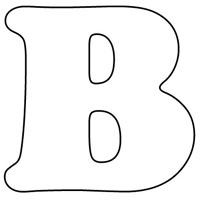 Letters coloring page