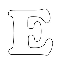 Letters coloring page