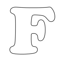 Letters coloring page
