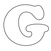 Letters coloring page