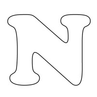 Letters coloring page