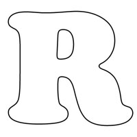 Letters coloring page