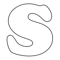 Letters coloring page