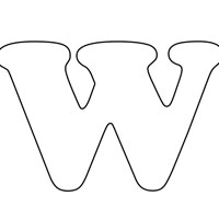 Letters coloring page