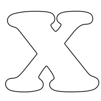 Letters coloring page
