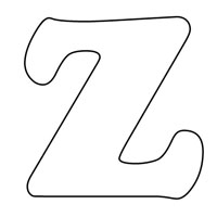 Letters coloring page