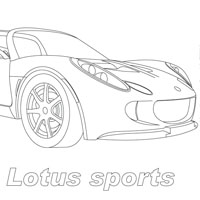 Lotus sports car