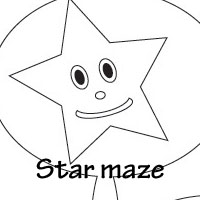 moon and star maze