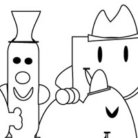 Mr Men coloring page