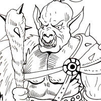 printout of an orc