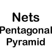 Net of a pentagonal pyramid