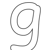 Letters coloring page