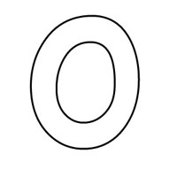 Letters coloring page