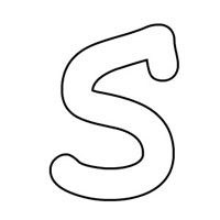 Letters coloring page