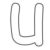 Letters coloring page