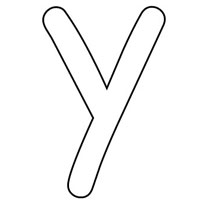 Letters coloring page