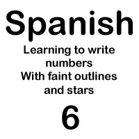 spanish number seis handout