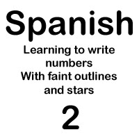 spanish number dos handout