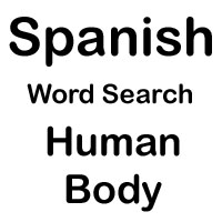 spanish word search body