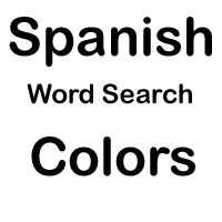 spanish word search colors