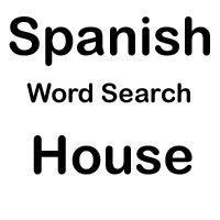 spanish word search house