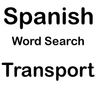 spanish cross word transport