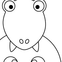 Tyrannosaurus rex coloring page