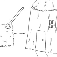 little pig and wolf