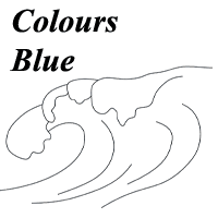 blue coloring book
