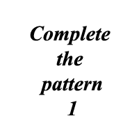 pattern handout