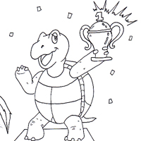 rabbit and tortoise fable page