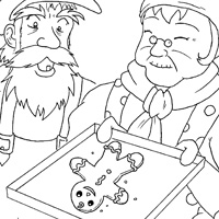 coloring pages gingerbread man