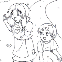 the hansel and gretel coloring page