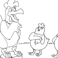 chicken licken free coloring book